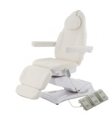 Косметологическое кресло ММКК-4 (КО-184DP-03) электрическое с РУ с ножной педалью и пультом управления