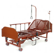 Кровать медицинская электрическая для лежачих больных с туалетным устройством и функцией «кардиокресло» YG-2 (МЕ-2128Н-00)