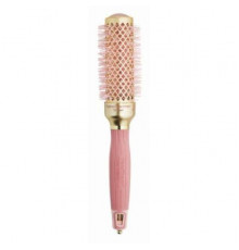 Термобрашинг для укладки волос керамический + ион NanoThermic 34мм розовое золото